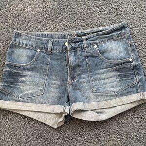 Express Denim Blue Jean Women's Shorts size 8